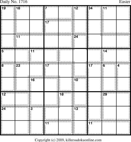 Killer Sudoku for 8/30/2010