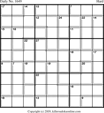 Killer Sudoku for 6/24/2010