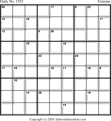 Killer Sudoku for 3/19/2010