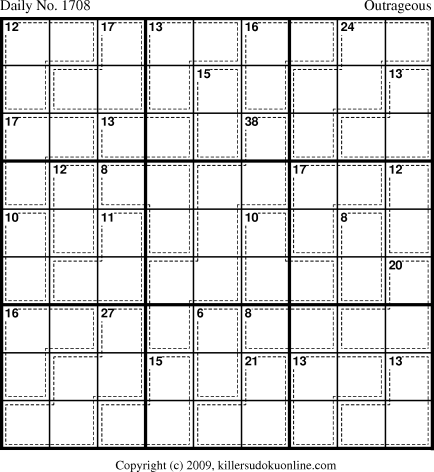 Killer Sudoku for 8/22/2010