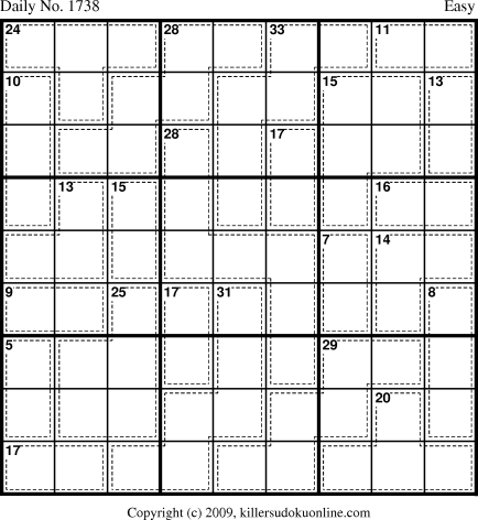 Killer Sudoku for 9/21/2010