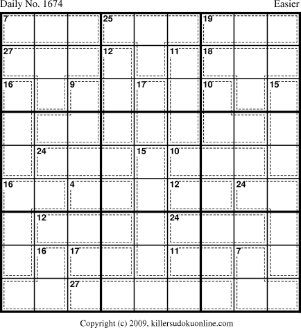 Killer Sudoku for 7/19/2010