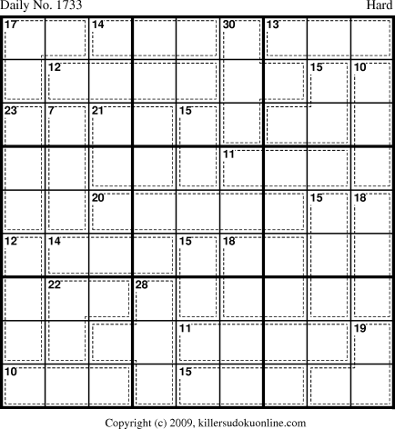 Killer Sudoku for 9/16/2010