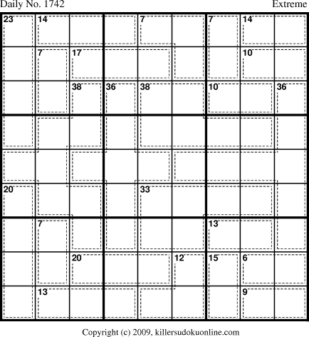 Killer Sudoku for 9/25/2010