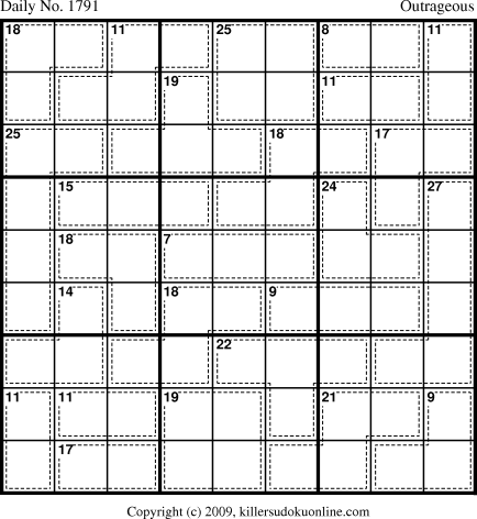 Killer Sudoku for 11/13/2010