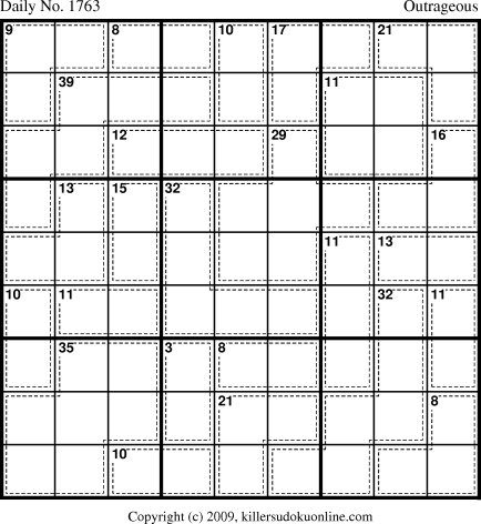 Killer Sudoku for 10/16/2010