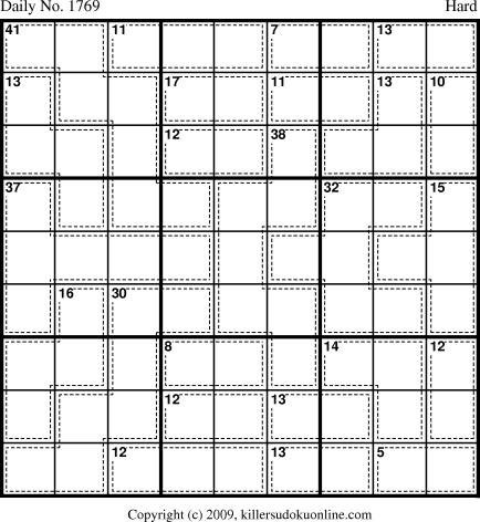 Killer Sudoku for 10/22/2010