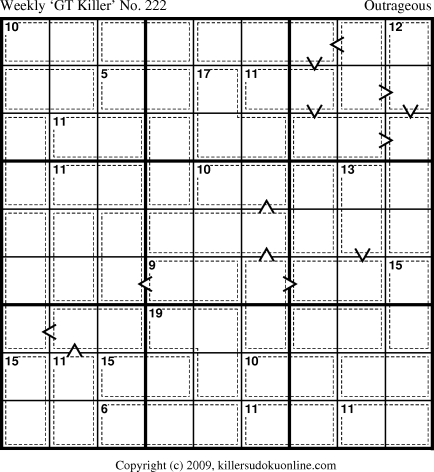 Killer Sudoku for 7/12/2010