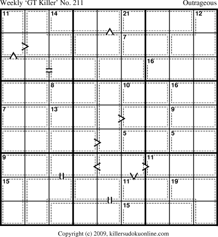 Killer Sudoku for 4/26/2010