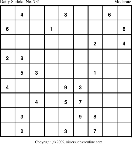Killer Sudoku for 3/4/2010