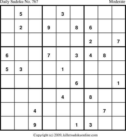 Killer Sudoku for 4/9/2010