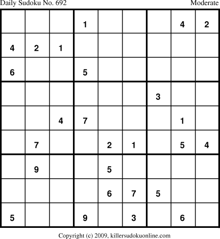 Killer Sudoku for 1/24/2010