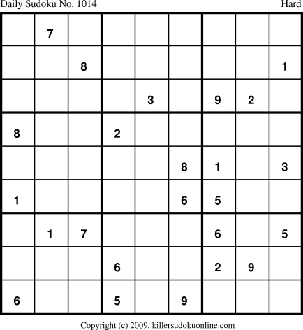 Killer Sudoku for 12/12/2010