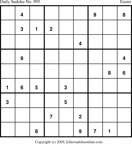 Killer Sudoku for 11/23/2010