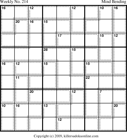 Killer Sudoku for 2/8/2010