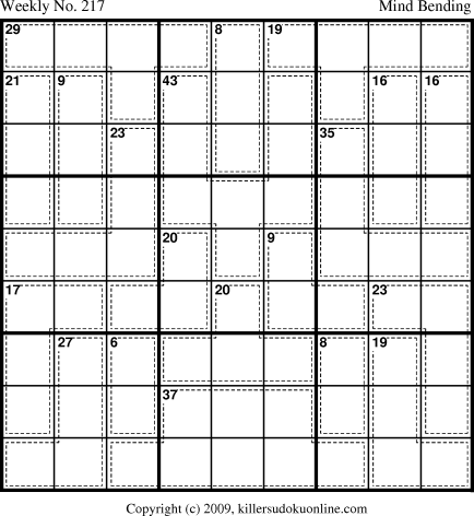 Killer Sudoku for 3/1/2010