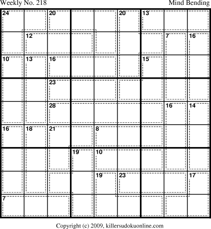Killer Sudoku for 3/8/2010
