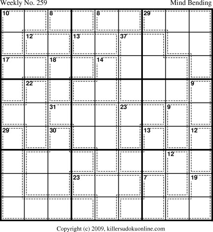 Killer Sudoku for 12/20/2010