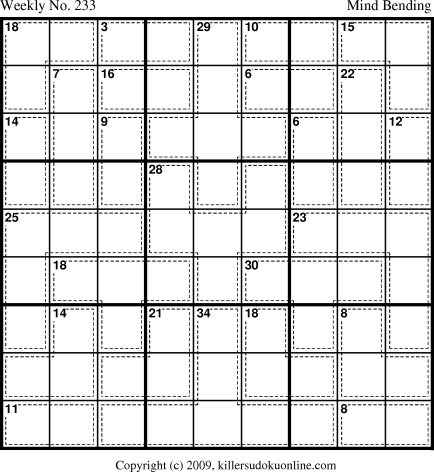 Killer Sudoku for 6/21/2010