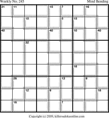 Killer Sudoku for 9/13/2010