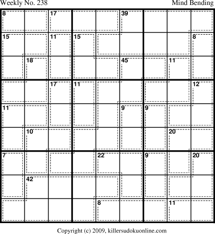 Killer Sudoku for 7/26/2010