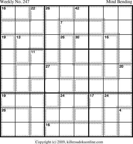 Killer Sudoku for 9/27/2010