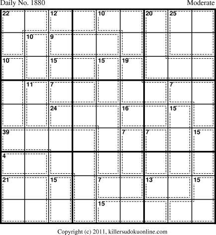 Killer Sudoku for 2/10/2011