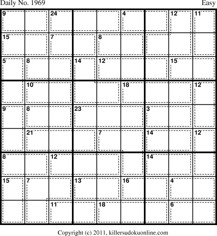 Killer Sudoku for 5/10/2011