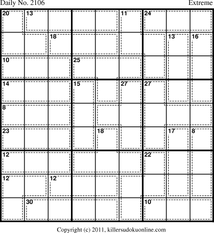 Killer Sudoku for 9/24/2011