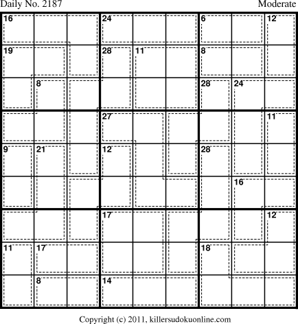 Killer Sudoku for 12/14/2011