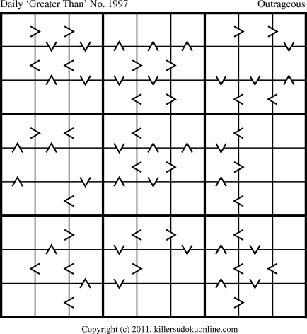 Killer Sudoku for 10/2/2011