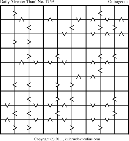 Killer Sudoku for 2/6/2011