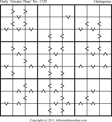 Killer Sudoku for 1/7/2011