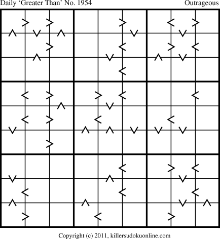 Killer Sudoku for 8/20/2011