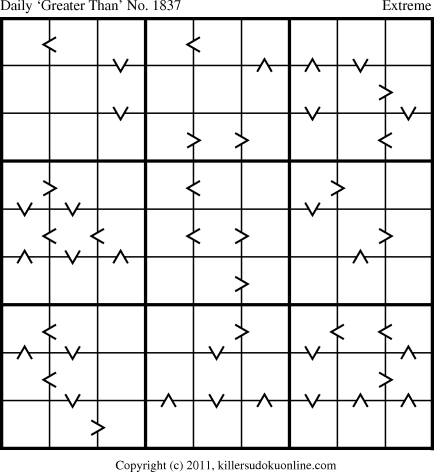 Killer Sudoku for 4/25/2011