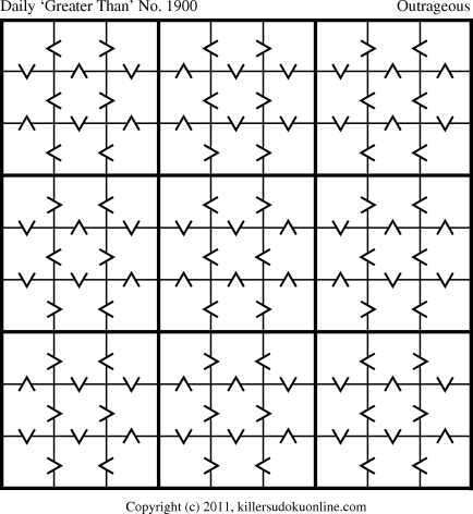 Killer Sudoku for 6/27/2011