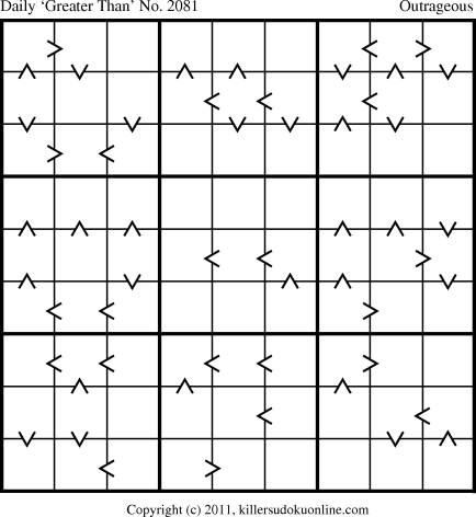 Killer Sudoku for 12/25/2011