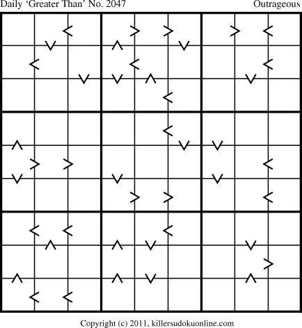 Killer Sudoku for 11/21/2011