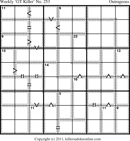 Killer Sudoku for 2/14/2011