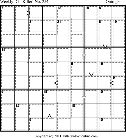 Killer Sudoku for 2/21/2011