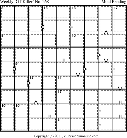 Killer Sudoku for 5/30/2011