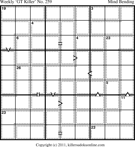 Killer Sudoku for 3/28/2011