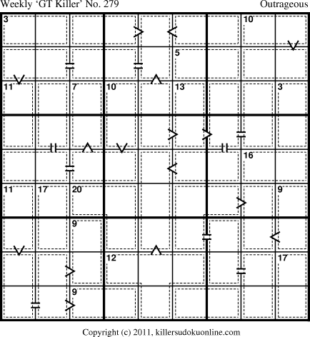 Killer Sudoku for 8/15/2011