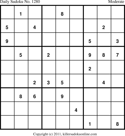 Killer Sudoku for 9/4/2011