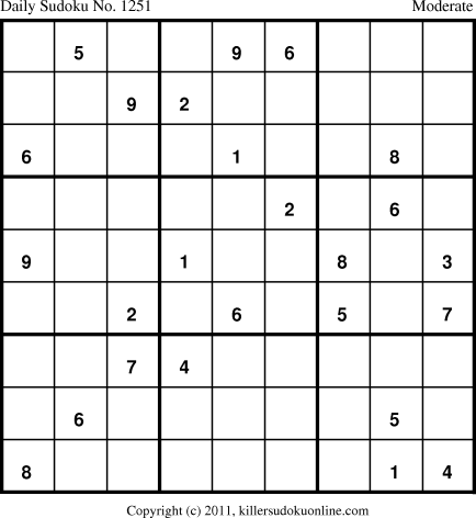 Killer Sudoku for 8/6/2011