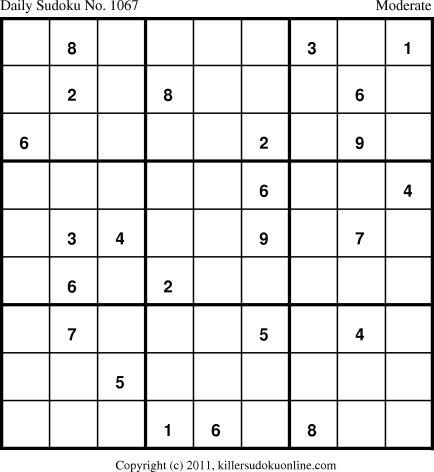 Killer Sudoku for 2/3/2011