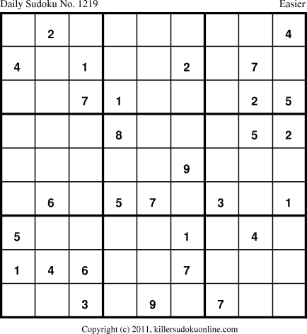 Killer Sudoku for 7/5/2011