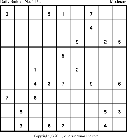 Killer Sudoku for 4/9/2011