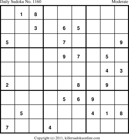 Killer Sudoku for 5/7/2011