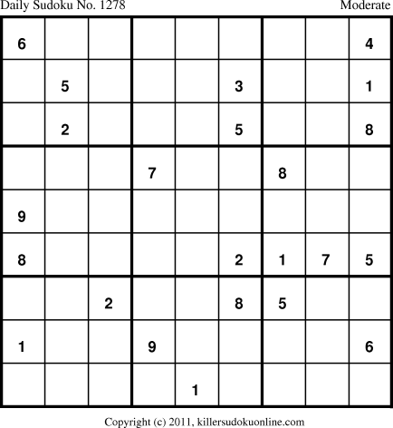 Killer Sudoku for 9/2/2011